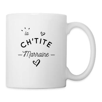 La ch'tite marraine - Mug blanc - blanc - Droite