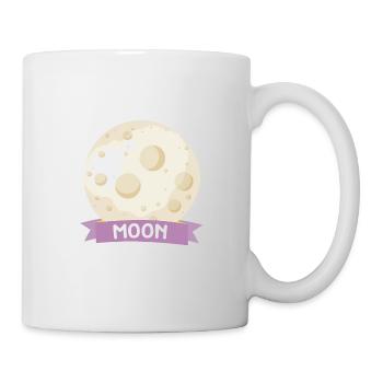 Planet Moon Space gift - Tasse - Weiß - Rechts