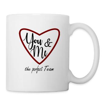Équipe, meilleur groupe, travail d’équipe - Mug blanc - blanc - Droite