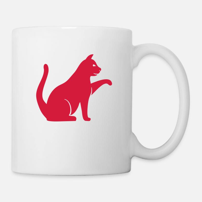 Katze - Tasse - Weiß
