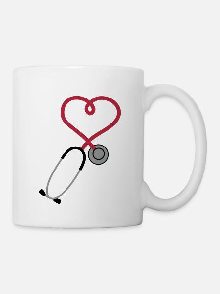 stéthoscope_sp7 - Mug blanc - blanc