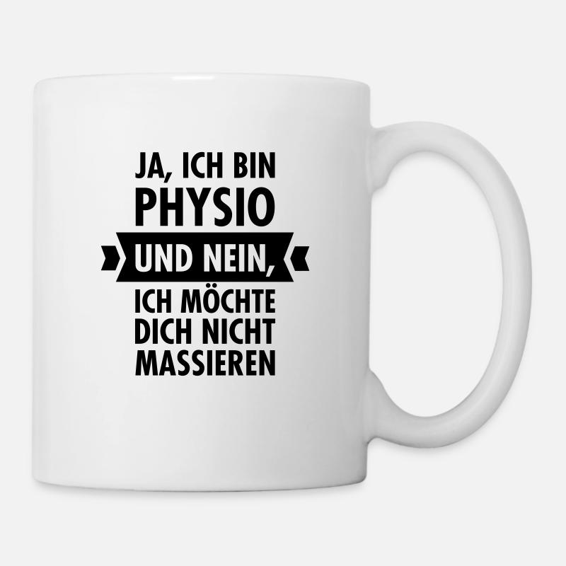 Physio - Massieren - Tasse - Weiß