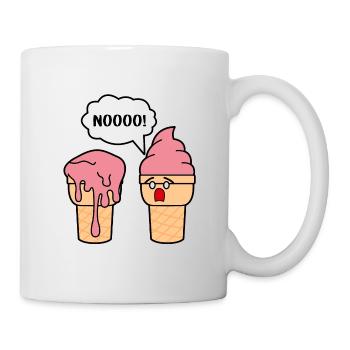 FUNNY ICE CREAM - Tasse - Weiß - Rechts