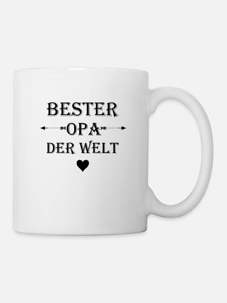Bester Opa der Welt - Tasse - Weiß