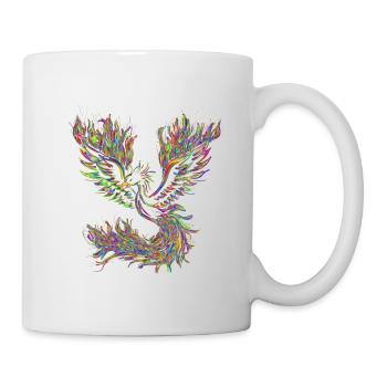 Chemise oiseau Phoenix mythologie - Mug blanc - blanc - Droite