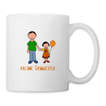 Kleine Schwester - Tasse - Weiß - Rechts