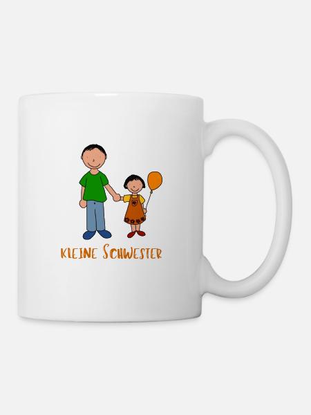 Kleine Schwester - Tasse - Weiß