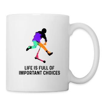 Freestyle-Roller - Tasse - Weiß - Rechts