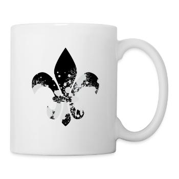 Blume der Lilien - Tasse - Weiß - Rechts