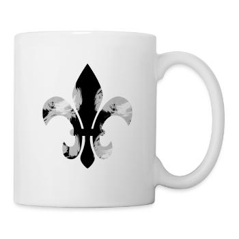 Blume der Lilien - Tasse - Weiß - Rechts