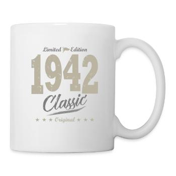LIMITED EDITION 1942 Geburtstagsgeschenk 79 Jahre - Tasse - Weiß - Rechts