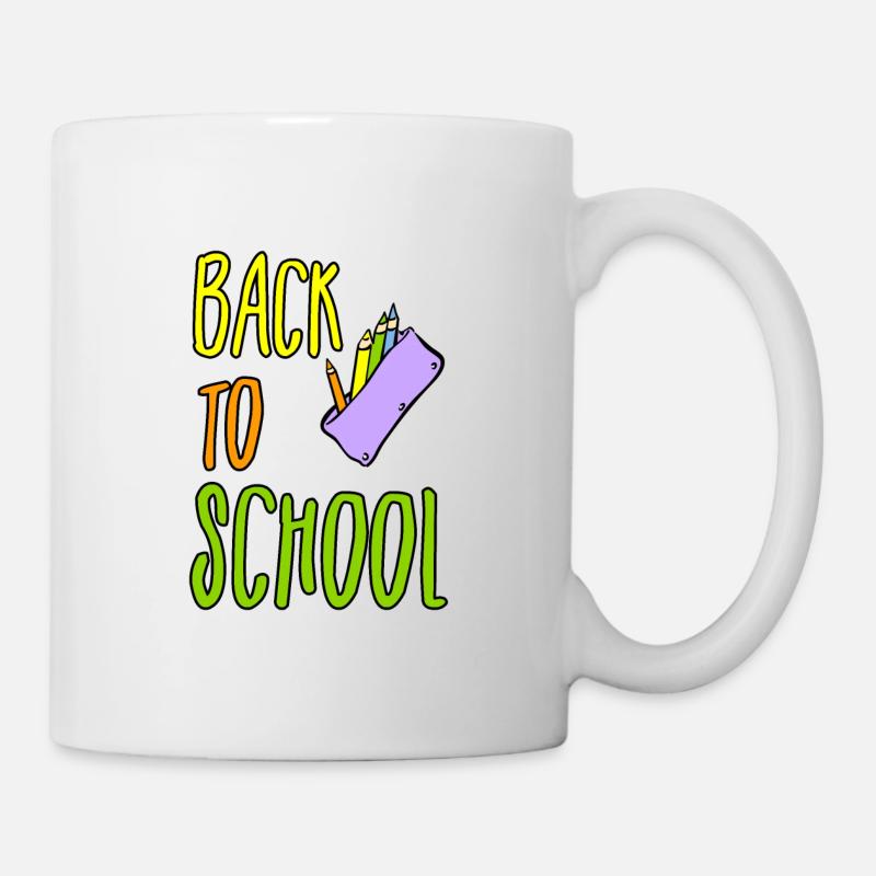 la rentrée scolaire - Mug blanc - blanc