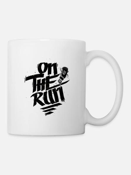 On The Run Graffiti Marker - Mug - white