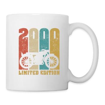 Vintage Moto 2000 Rétro Cadeau D'anniversaire - Mug blanc - blanc - Droite