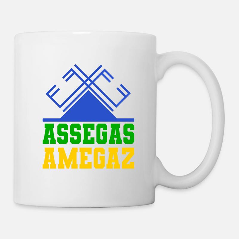 Assegas amegaz - Tasse - Weiß