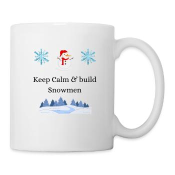 Build Snowmen - Tasse - Weiß - Rechts