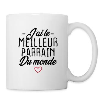 J'ai le meilleur parrain du monde - Mug blanc - blanc - Droite