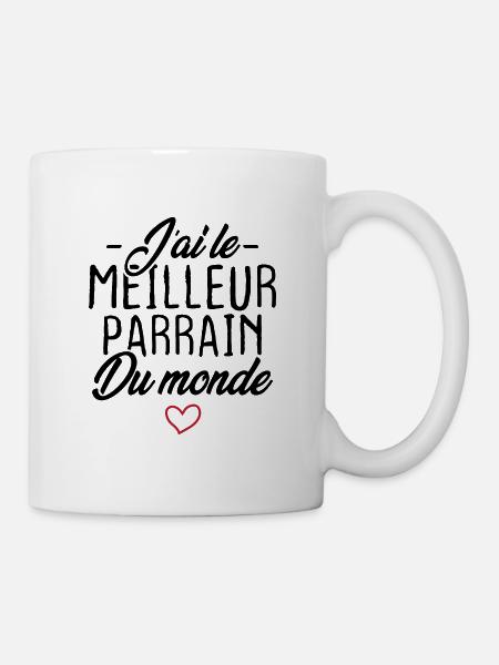 J'ai le meilleur parrain du monde - Mug blanc - blanc