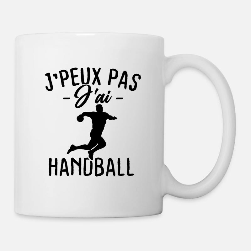 Ich kann nicht Handball haben - Tasse - Weiß