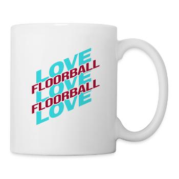 Floorball floorball unihoc « Floorball-love » - Mug blanc - blanc - Droite
