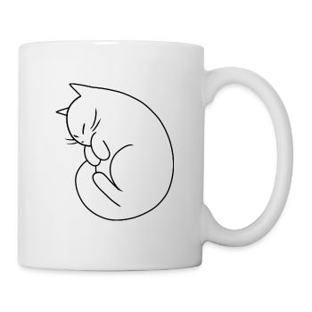 Sleeping chicken - Mug - white - Right