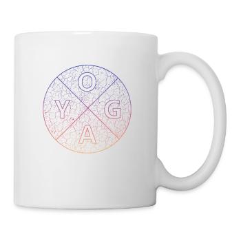 Yoga Yogi Namaste Design - Tasse - Weiß - Rechts