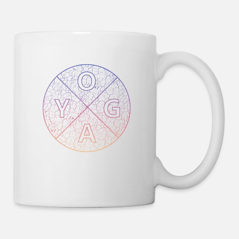 Yoga Yogi Namaste Design - Tasse - Weiß