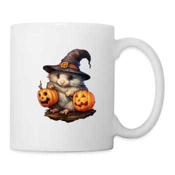 Souris magique d’Halloween - Mug blanc - blanc - Droite