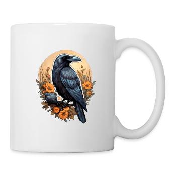 Raven Autumn Halloween - Mug - white - Right