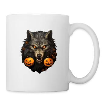 Halloween Wolf 3 - Tasse - Weiß - Rechts