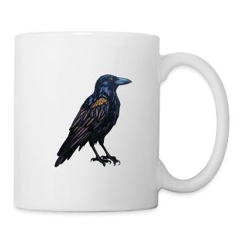 Crow Halloween 3 - Mug - white - Right
