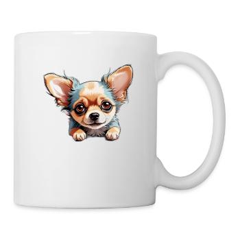 Chihuahua Dog Head Cute Animal Love - Mug - white - Right