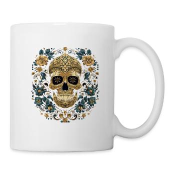 Skull Garden Rings - Mug - white - Right