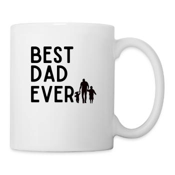 Best Dad Ever - Tasse - Weiß - Rechts