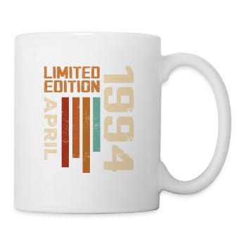 Né En Avril 1994 Cadeau D'anniversaire 1994 Retro - Mug blanc - blanc - Droite