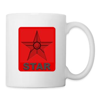 STAR - Stern - Held - Tasse - Weiß - Rechts