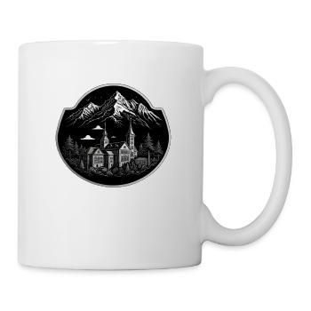 Montagnes suisses - Mug blanc - blanc - Droite