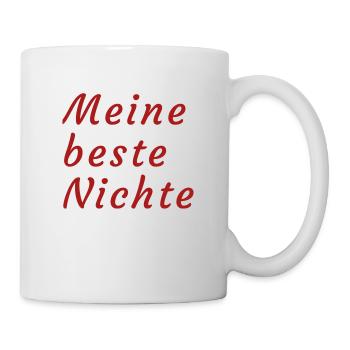 Meine beste Nichte - Tasse - Weiß - Rechts