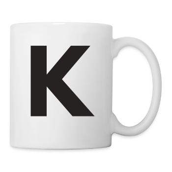 K - Mug - white - Right