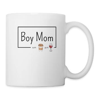 Boy Mom - Tasse - Weiß - Rechts