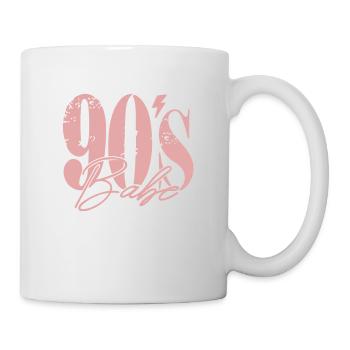 Chemise Babe vintage des années 90 - Mug blanc - blanc - Droite