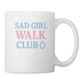 Sad Girl Walk Club – Chemise tendance TikTok - Mug blanc - blanc - Droite