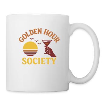 Golden Hour Society - Tasse - Weiß - Rechts