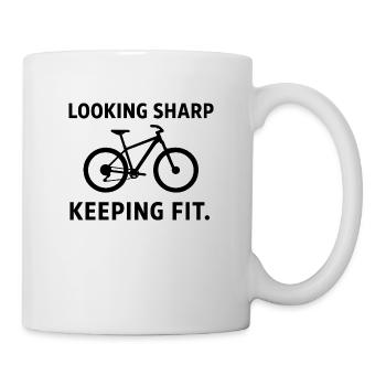 Bicycle Trekking Bike Cycling Design - Mug - white - Right
