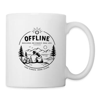 Offline Auszeit am See - Tasse - Weiß - Rechts