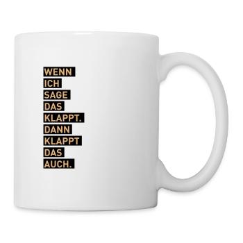 Das Klappt - Tasse - Weiß - Rechts