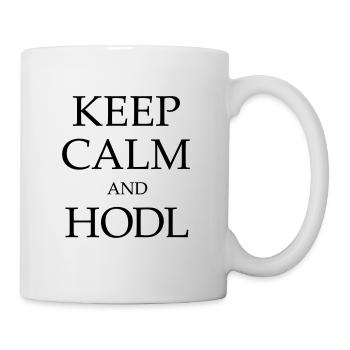 KEEP CALM AND HODL! - Mug - white - Right