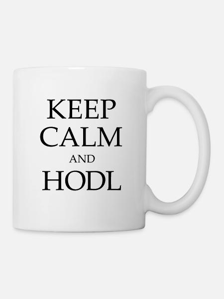 KEEP CALM AND HODL! - Mug - white