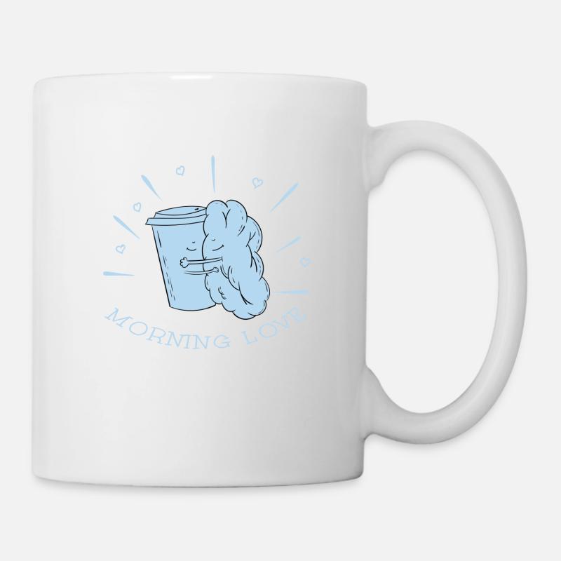 amour du matin 0 - Mug blanc - blanc