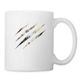 Wolf - Tasse - Weiß - Rechts